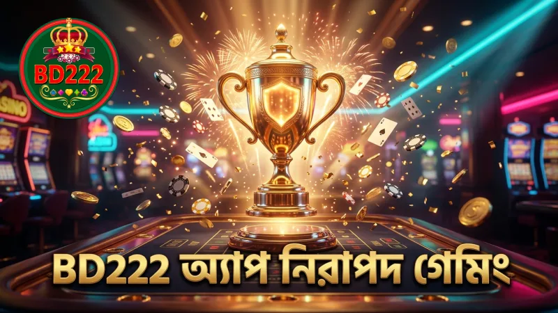 BD222 অ্যাপ ব্যবহারে ভেরিফিকেশন ও এনক্রিপশন নিশ্চিত করে গেমিং নিরাপত্তা।