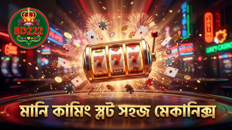 মানি কামিং স্লটের সরল ৩-রিল মেকানিক্স নতুনদের জন্য সুবিধাজনক