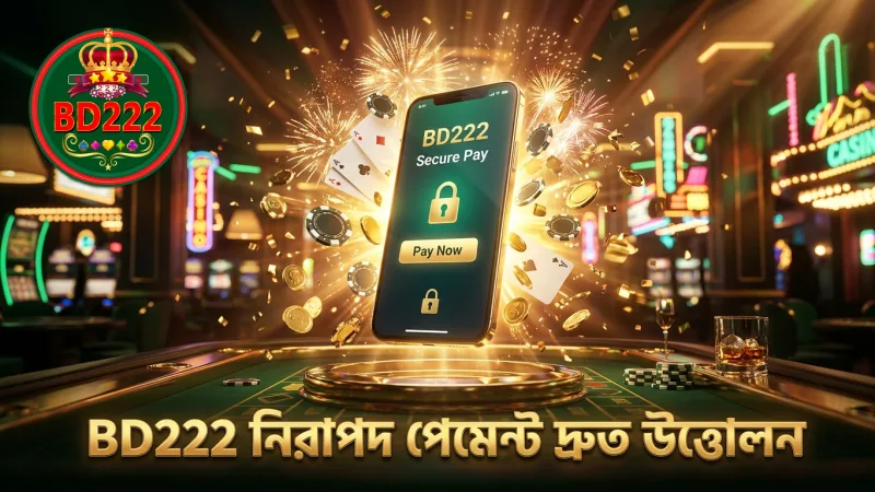 নিরাপদ পেমেন্ট গেটওয়ে এবং দ্রুত উত্তোলনের ব্যবস্থা BD222 তে উপলব্ধ