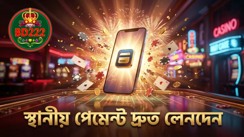 স্থানীয় পেমেন্ট অপশন দ্রুত লেনদেন নিশ্চিত করে।