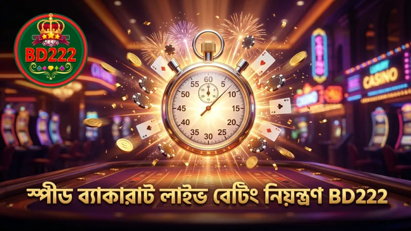 স্পীড ব্যাকারাট লাইভের বেটিং উইন্ডোর দ্রুত পরিবর্তন খেয়াল রাখা জরুরি।